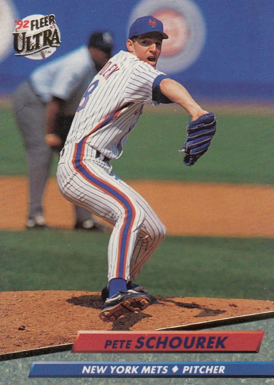 1992 Ultra #539 Pete Schourek VG New York Mets 