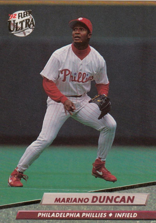 1992 Ultra #544 Mariano Duncan VG Philadelphia Phillies 