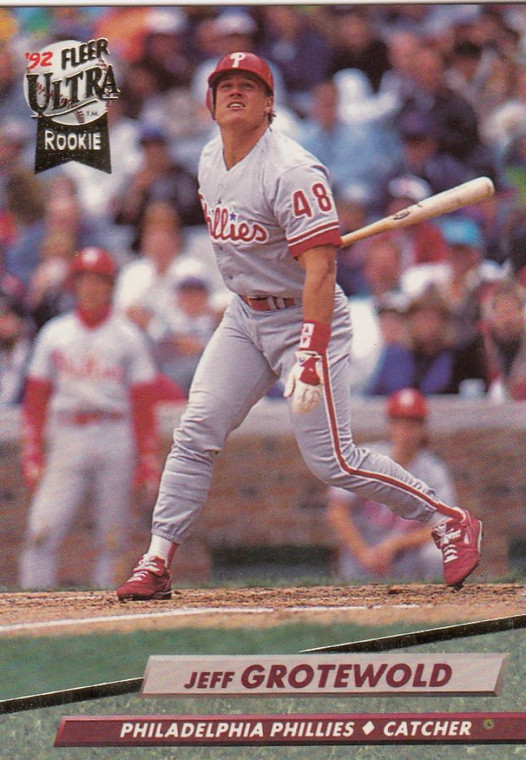 1992 Ultra #545 Jeff Grotewold VG RC Rookie Philadelphia Phillies 