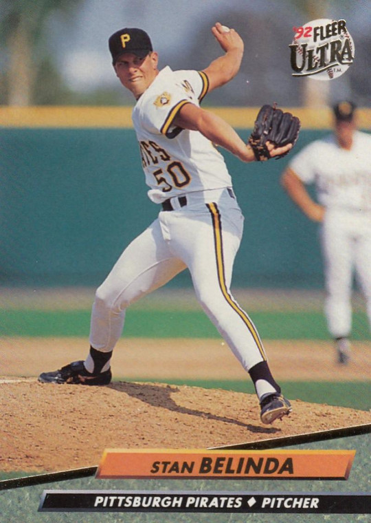 1992 Ultra #550 Stan Belinda VG Pittsburgh Pirates 