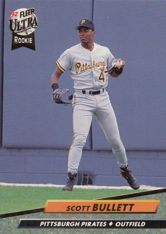 1992 Ultra #551 Scott Bullett VG RC Rookie Pittsburgh Pirates 