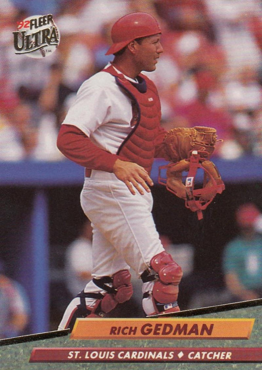 1992 Ultra #566 Rich Gedman VG St. Louis Cardinals 