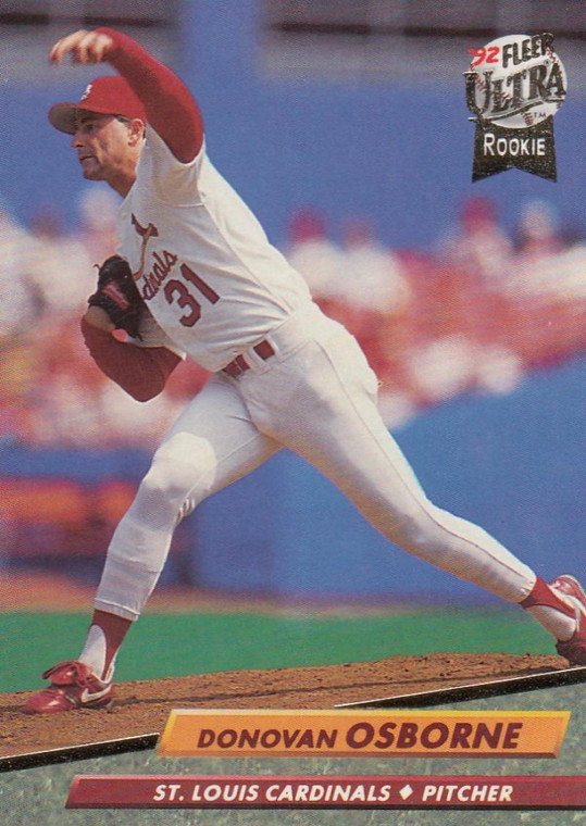 1992 Ultra #570 Donovan Osborne VG St. Louis Cardinals 