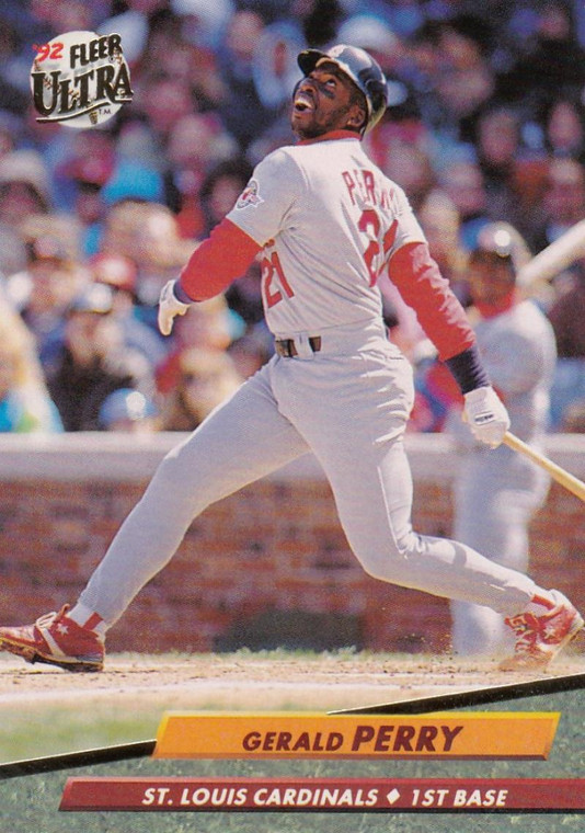 1992 Ultra #572 Gerald Perry VG St. Louis Cardinals 