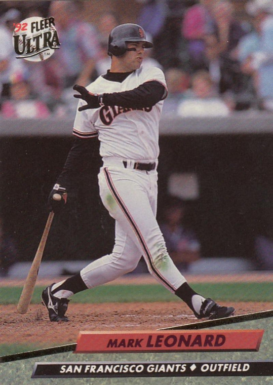 1992 Ultra #591 Mark Leonard VG San Francisco Giants 