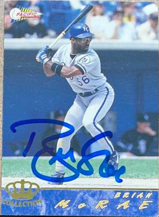 Brian McRae Autographed 1994 Pacific #295