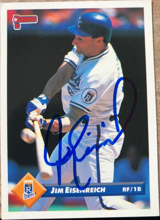 Jim Eisenreich Autographed 1993 Donruss #722