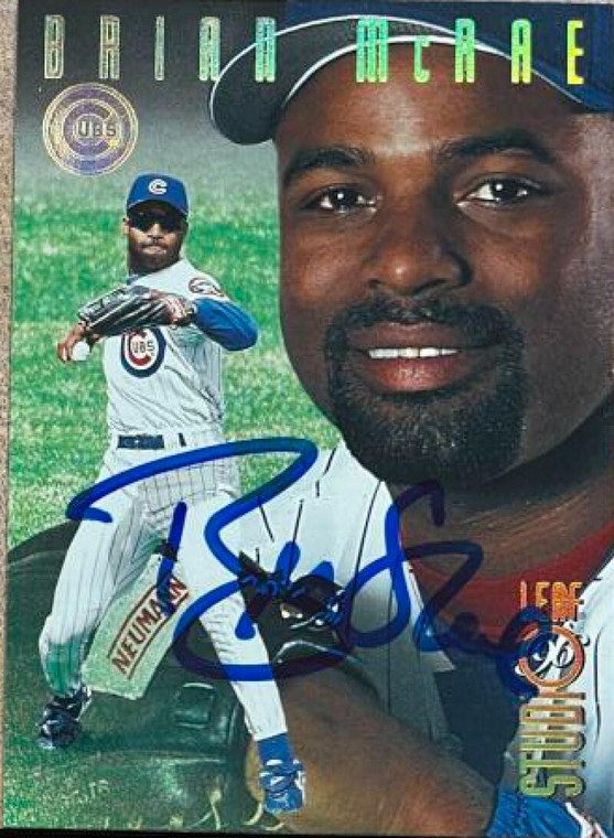 Brian McRae Autographed 1996 Studio #148