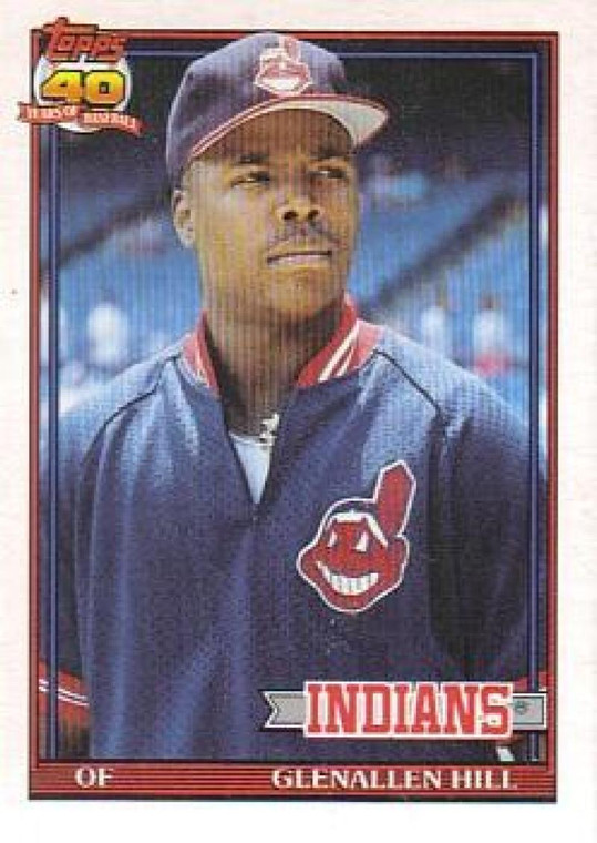 1991 Topps Traded #55T Glenallen Hill NM-MT Cleveland Indians 