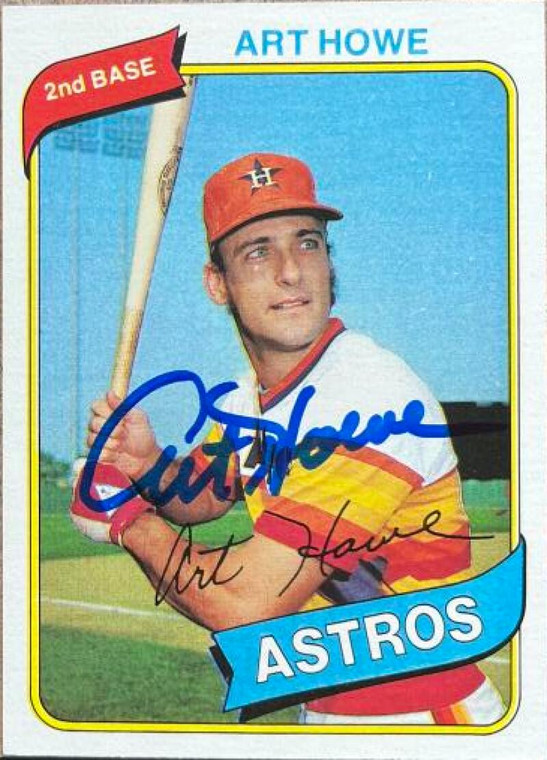 Art Howe Autographed 1980 Topps #554