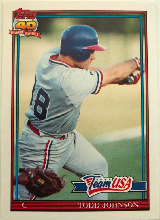1991 Topps Traded #63T Todd Johnson USA NM-MT RC Rookie USA 