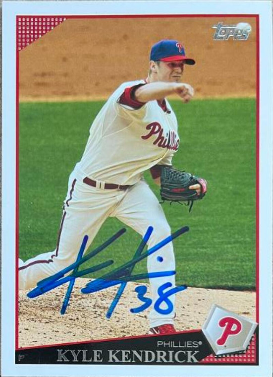 Kyle Kendrick Autographed 2009 Topps #103