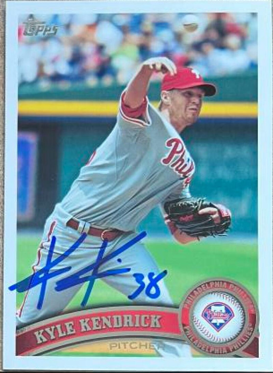 Kyle Kendrick Autographed 2011 Topps #341