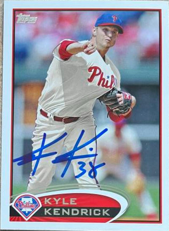 Kyle Kendrick Autographed 2012 Topps #458