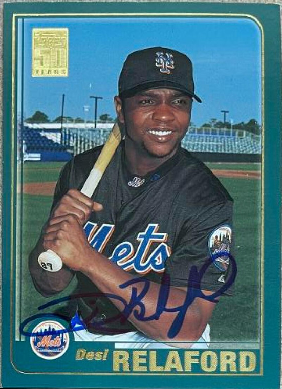 Desi Relaford Autographed 2001 Topps #494