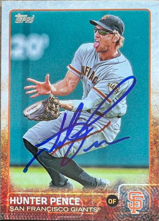Hunter Pence Autographed 2015 Topps #67
