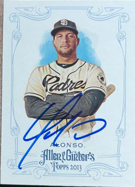 Yonder Alonso Autographed 2013 Topps Allen & Ginter #101