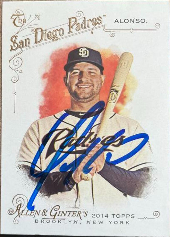 SOLD 139726 Yonder Alonso Autographed 2014 Topps Allen & Ginter #310 SP