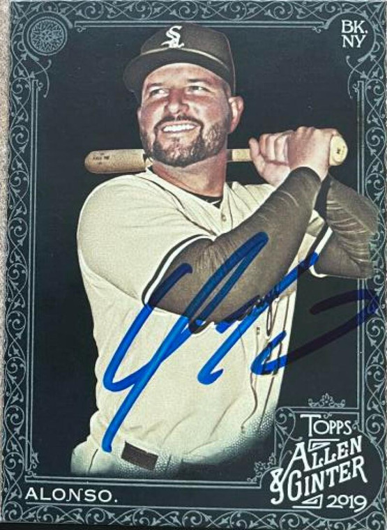 Yonder Alonso Autographed 2019 Topps Allen & Ginter X #264