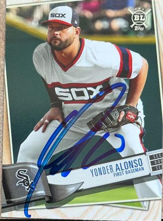 Yonder Alonso Autographed 2019 Topps Big League #274