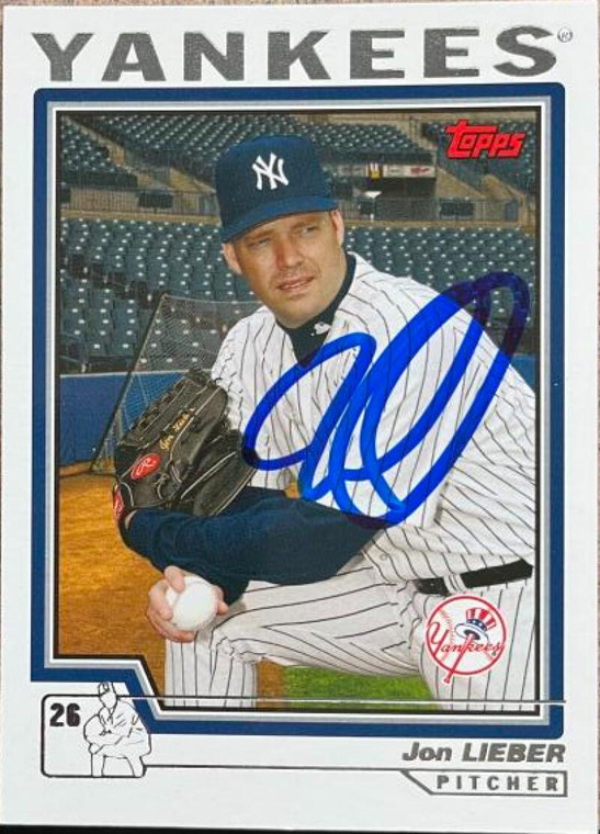 Jon Lieber Autographed 2004 Topps #597