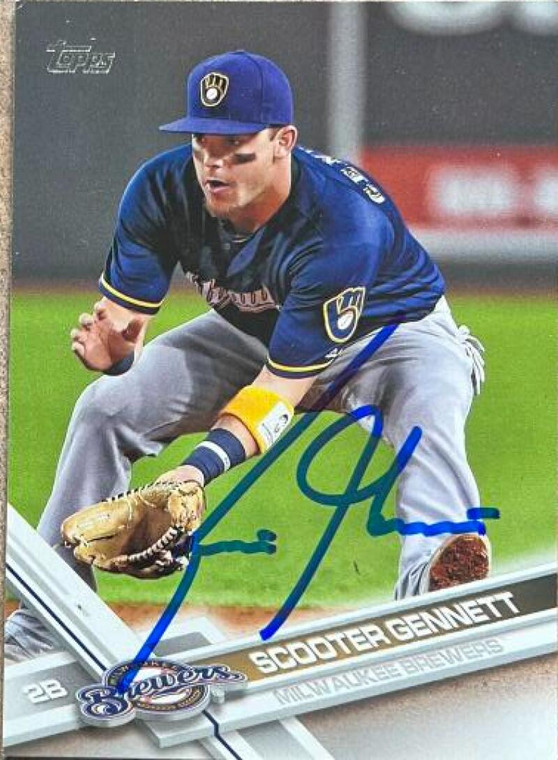 Scooter Gennett Autographed 2017 Topps #49