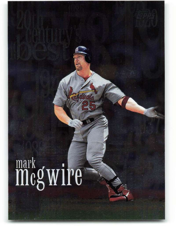 2000 Topps #469 Mark McGwire 20 CB VG St. Louis Cardinals 