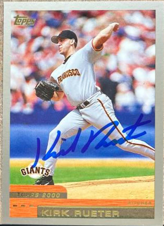 Kirk Rueter Autographed 2000 Topps #325