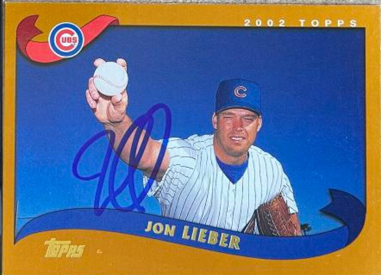 Jon Lieber Autographed 2002 Topps #169