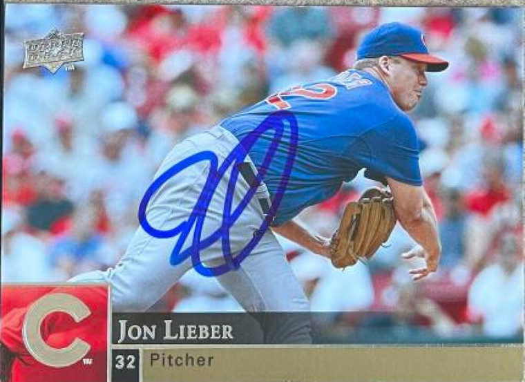 Jon Lieber Autographed 2009 Upper Deck #74