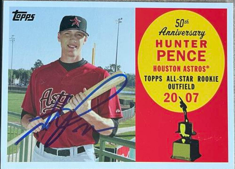 Hunter Pence Autographed 2008 Topps - All-Rookie Team 50th Anniversary #AR64 