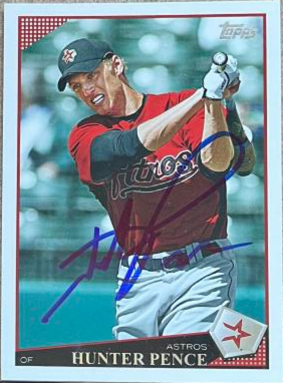 Hunter Pence Autographed 2009 Topps #269