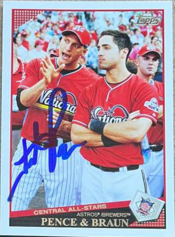 Hunter Pence Autographed 2009 Topps Updates & Highlights #UH316