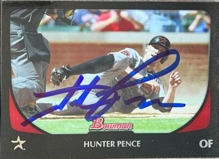 Hunter Pence Autographed 2011 Bowman #91