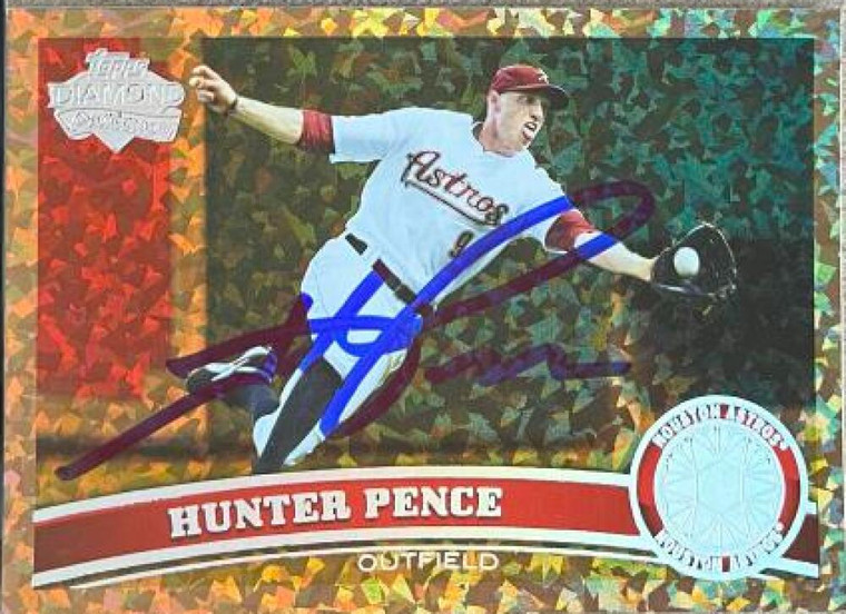 Hunter Pence Autographed 2011 Topps Cognac Diamond Anniversary #45