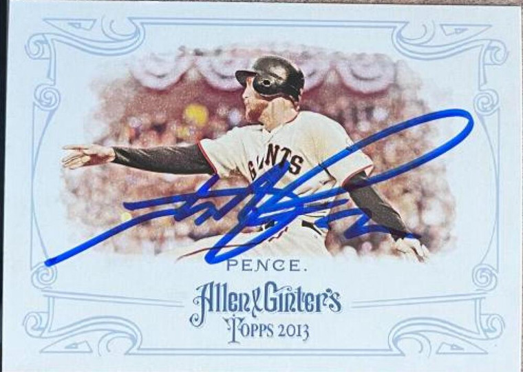 Hunter Pence Autographed 2013 Topps Allen & Ginter #43