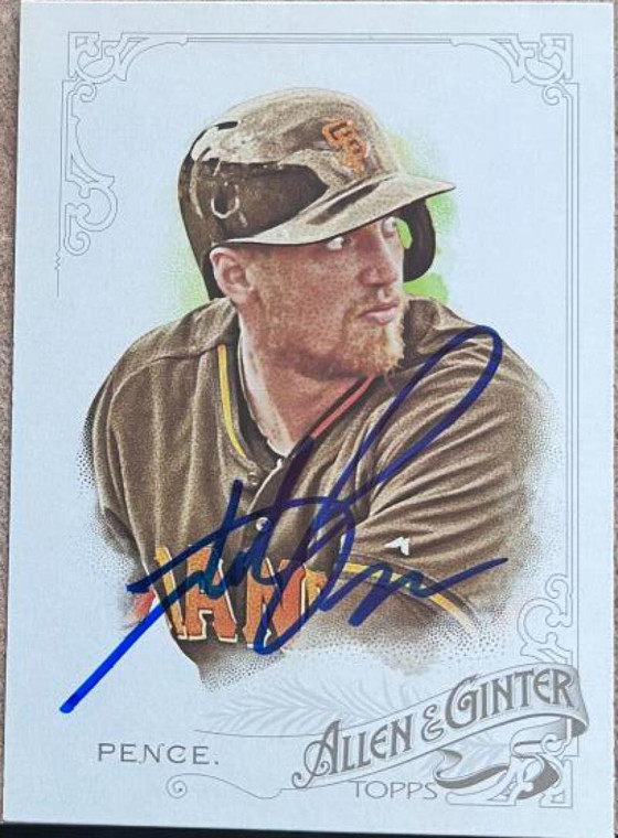 Hunter Pence Autographed 2015 Topps Allen & Ginter #260