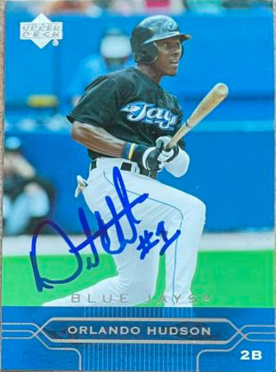 Orlando Hudson Autographed 2005 Upper Deck #207