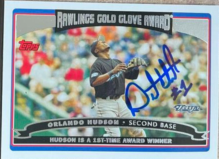 Orlando Hudson Autographed 2006 Topps #245