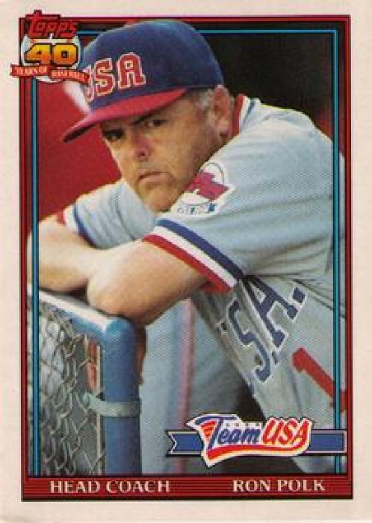 1991 Topps Traded #93T Ron Polk USA CO NM-MT USA 