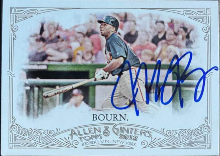 Michael Bourn Autographed 2012 Topps Allen & Ginter #76