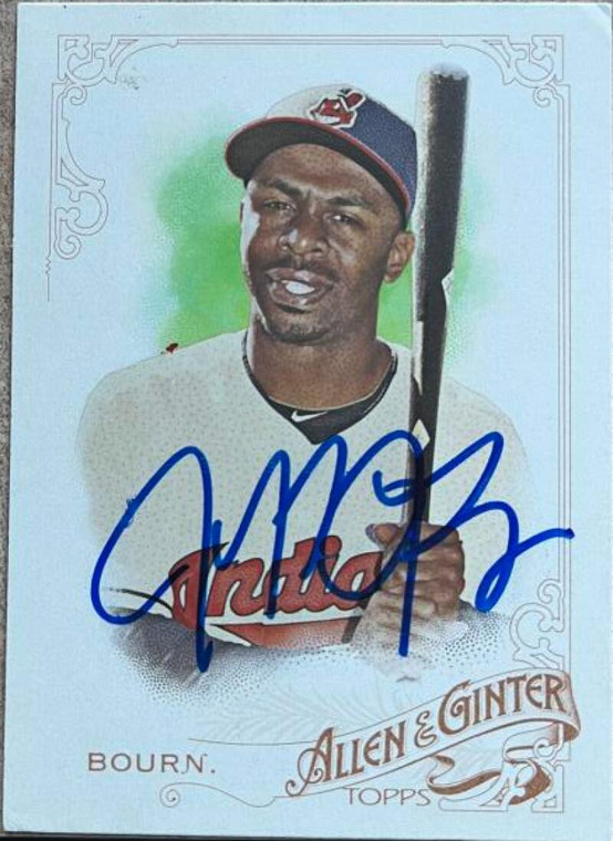 Michael Bourn Autographed 2015 Topps Allen & Ginter #190