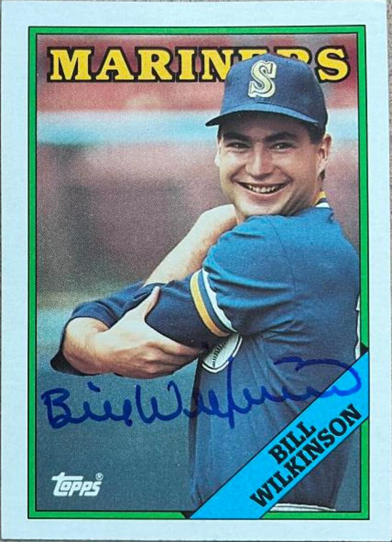 Bill Wilkinson Autographed 1988 Topps #376