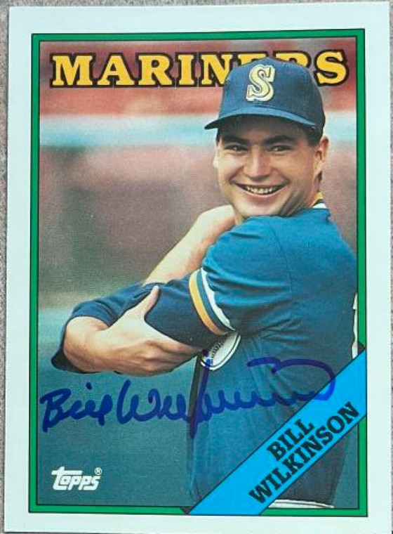 Bill Wilkinson Autographed 1988 Topps Tiffany #376