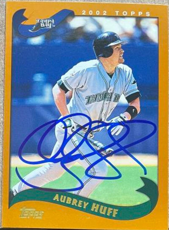 Aubrey Huff Autographed 2002 Topps #232 