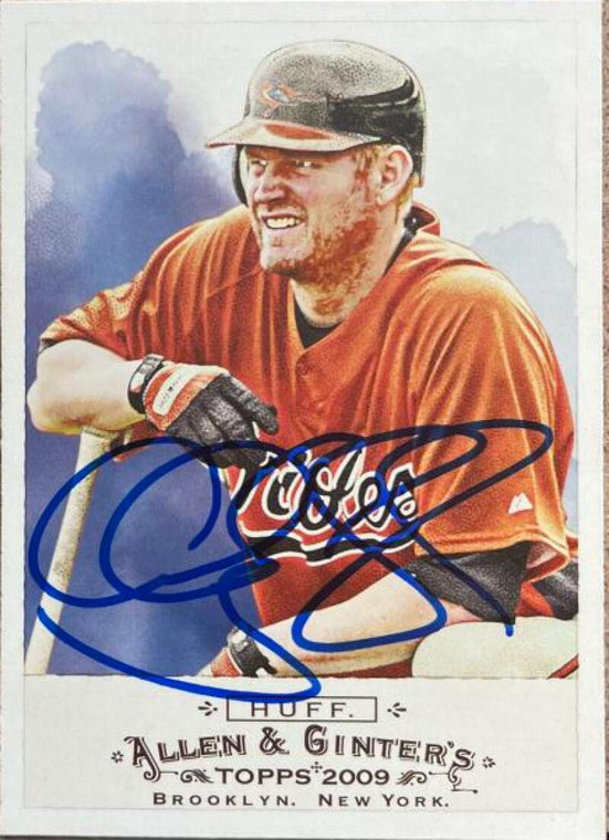 Aubrey Huff Autographed 2009 Topps Allen & Ginter #349 SP