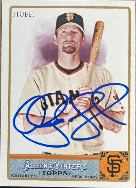 SOLD 139959 Aubrey Huff Autographed 2011 Topps Allen & Ginter #23