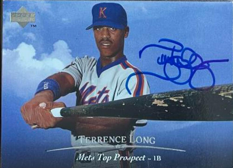 Terrence Long Autographed 1995 Upper Deck Minor Leagues #175