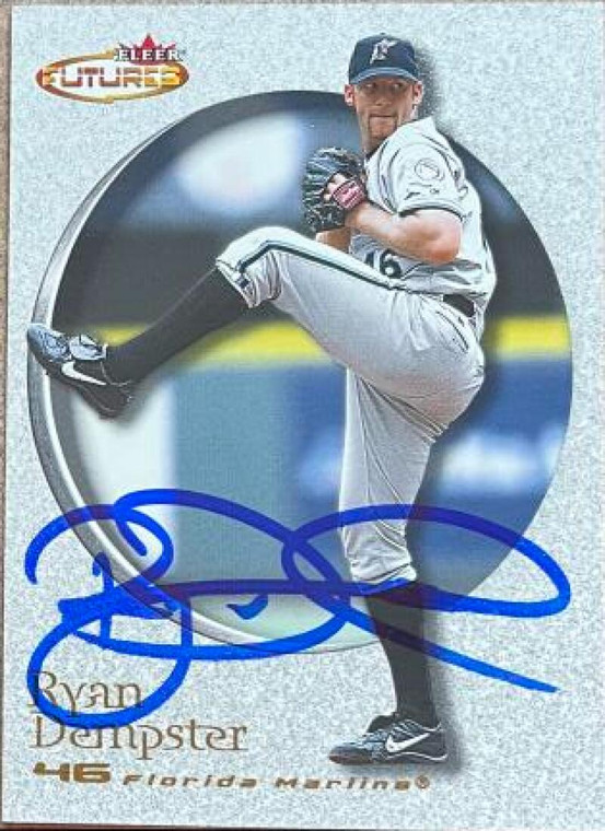 Ryan Dempster Autographed 2001 Fleer Futures #78