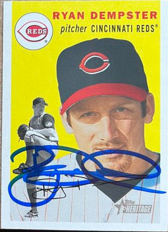 Ryan Dempster Autographed 2003 Topps Heritage #214